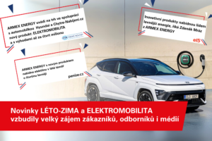 Náhledový obrázek k článku ARMEX ENERGY – produkty LÉTO–ZIMA a ELEKTROMOBILITA vzbudily velký zájem zákazníků a médií.