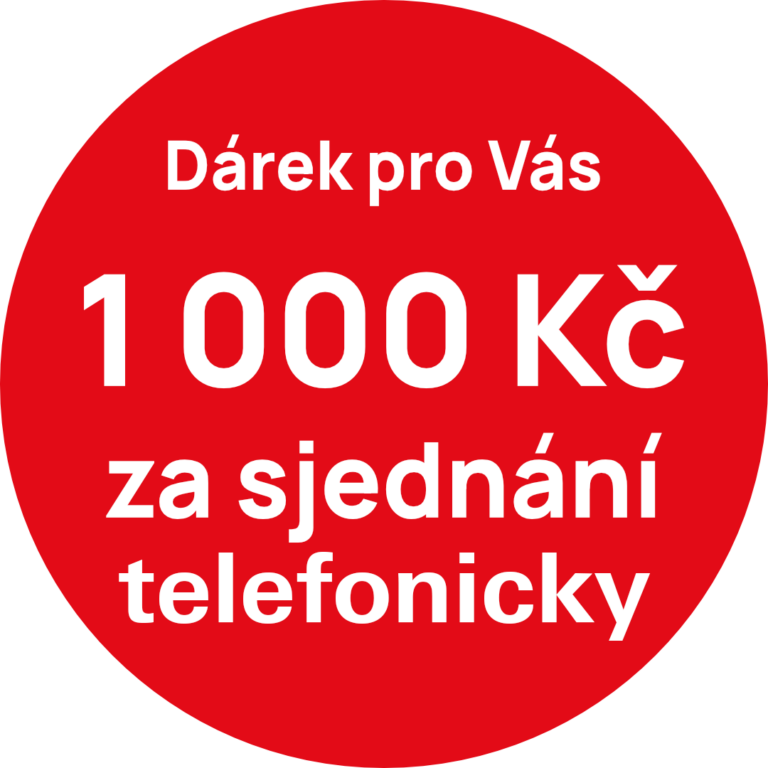 Piktogram telefonického sjednání s ARMEX ENERGY – dárek 1 000 Kč za uzavření smlouvy po telefonu.