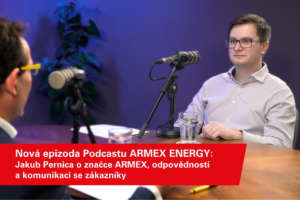 Natáčení nové epizody Podcastu ARMEX ENERGY, ve které Jakub Pernica hovoří o značce ARMEX, odpovědnosti a marketingové komunikaci se zákazníky.