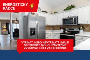 Kuchyně s domácími spotřebiči jako ilustrace článku Energetický rádce zaměřeného na spotřebu domácích spotřebičů.